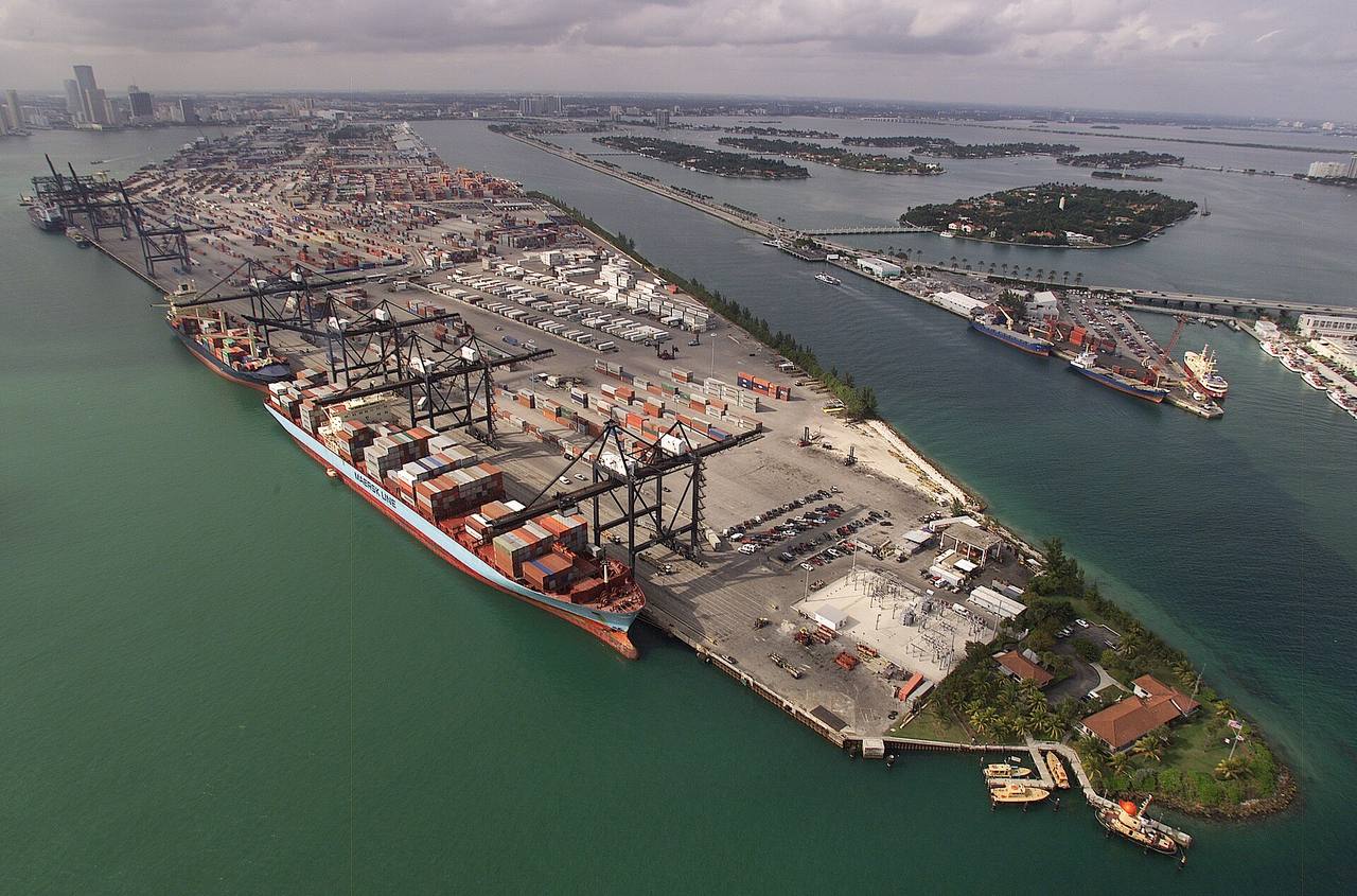 Container port and logistics operations